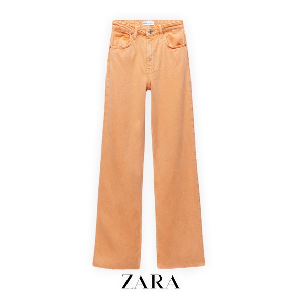 Zara Denim - ZARA Women | Orange | WIDE LEG JEANS